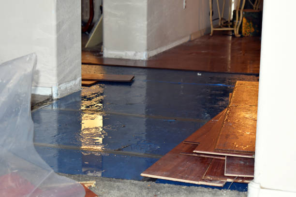 Professional Flood Damage Repair technician working in Aberdeen, NC